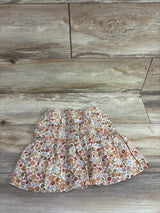 Little Co. Floral Pleated Skirt Ivory sz 3T