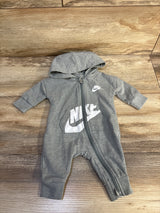 Nike Hooded Coverall Grey sz Newborn