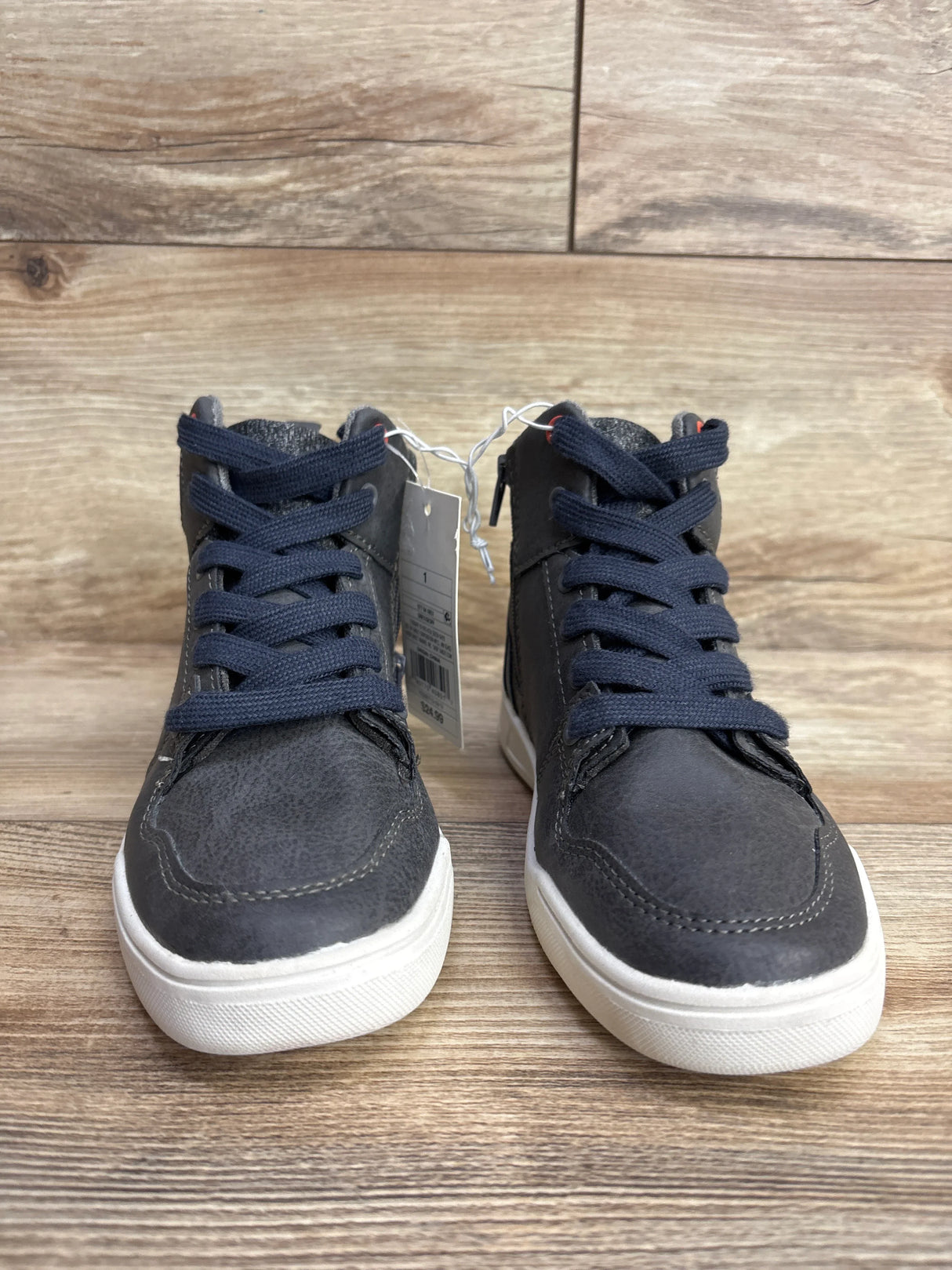 NEW Art Class Geoff High Top Sneakers Grey sz 1Y