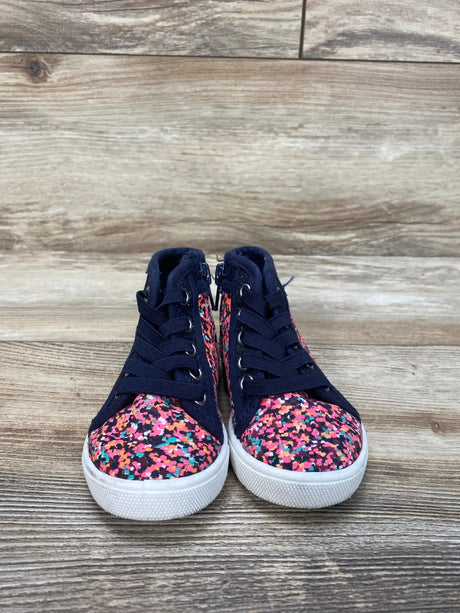 OshKosh Navy Glitter Accent High Top Sneakers sz 5c - Me 'n Mommy To Be