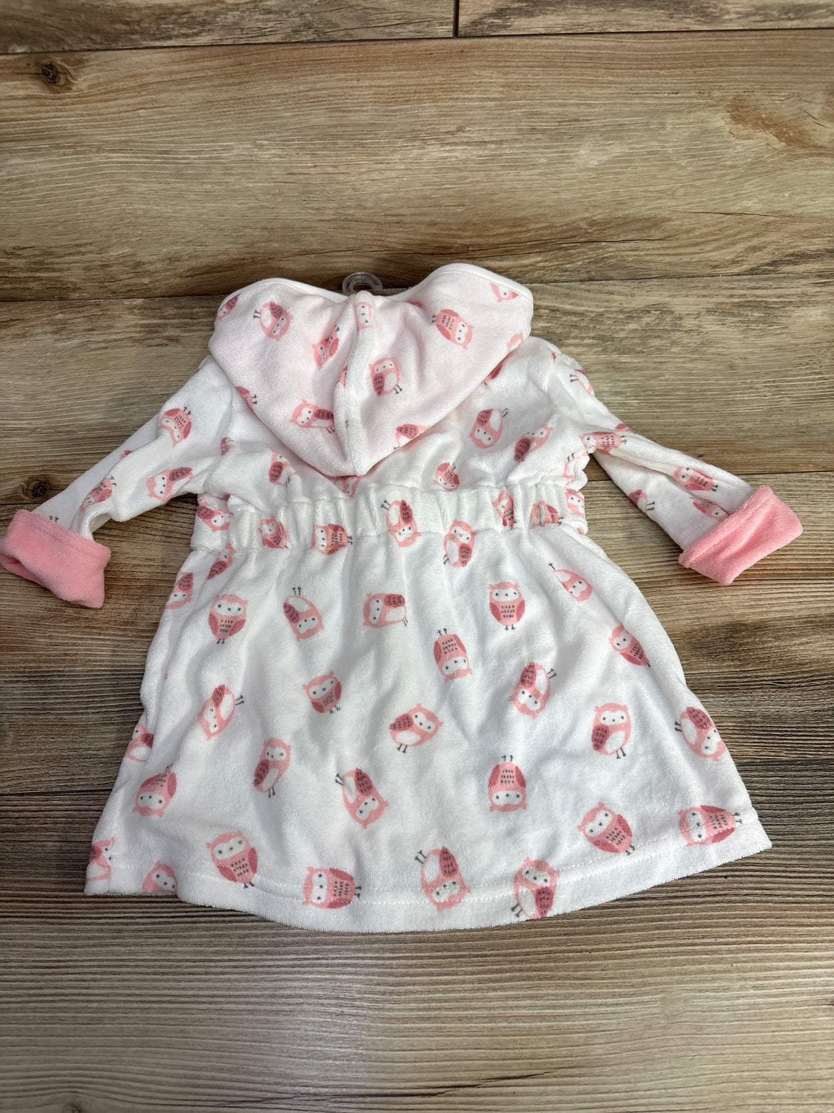 NEW Just One You Owl Bath Robe White sz 0-9m