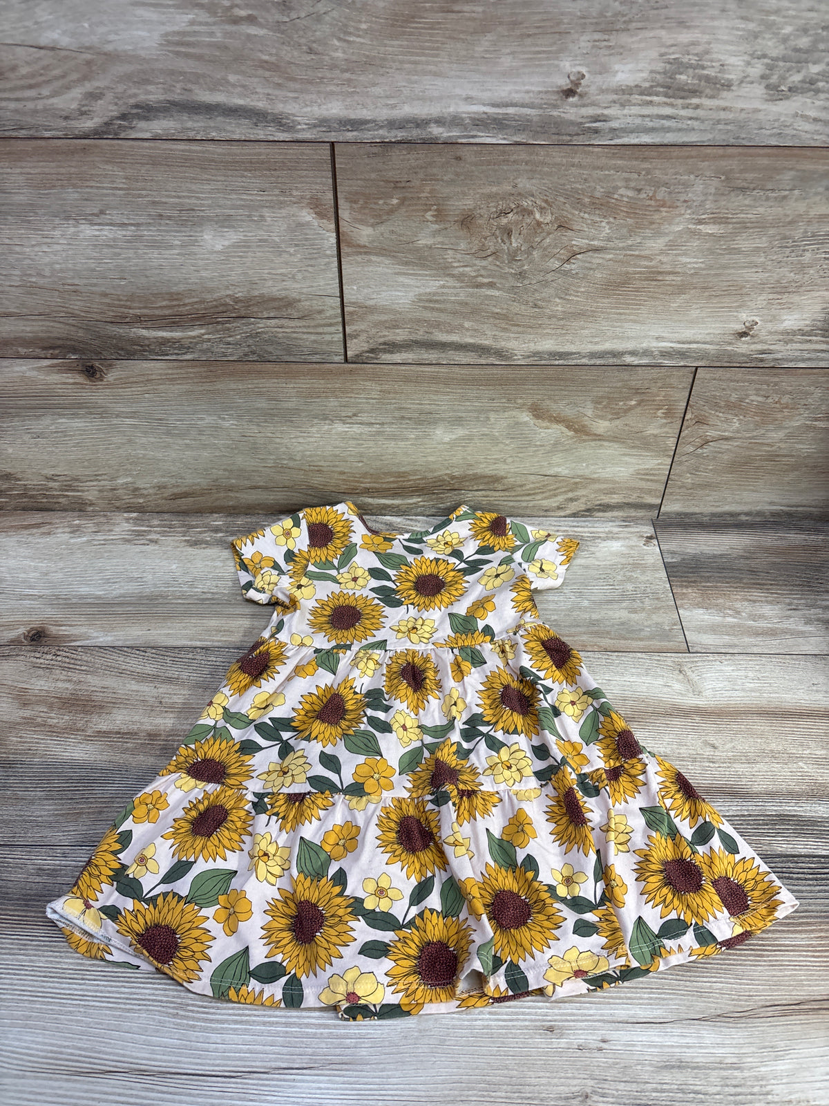 Children's Place Sunflower Dress Beige sz 3T