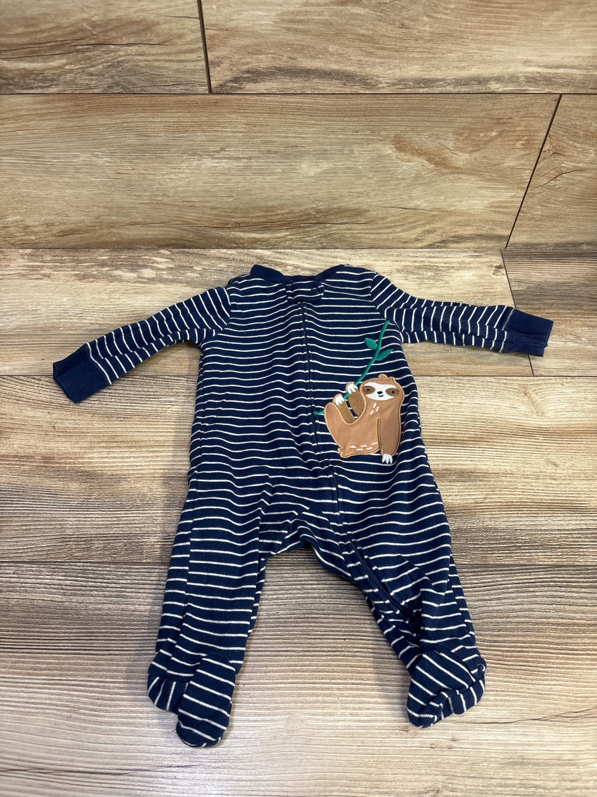 Carter's Striped Sleeper Navy sz 3m