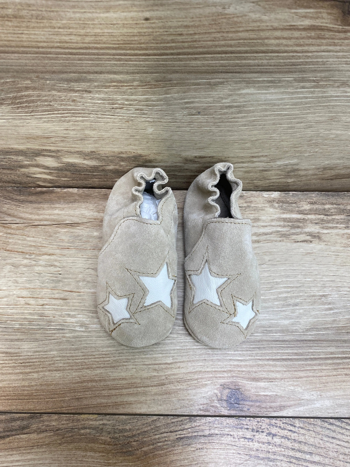 Minnetonka Star Infant Bootie Tan Sz 4c