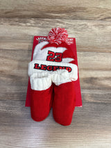 NEW Legend 23 Knit Beanie & Booties 2pc Set Red sz 0-12m
