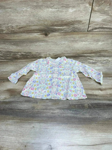H&M Floral Top White sz 6-9m - Me n Mommy To Be