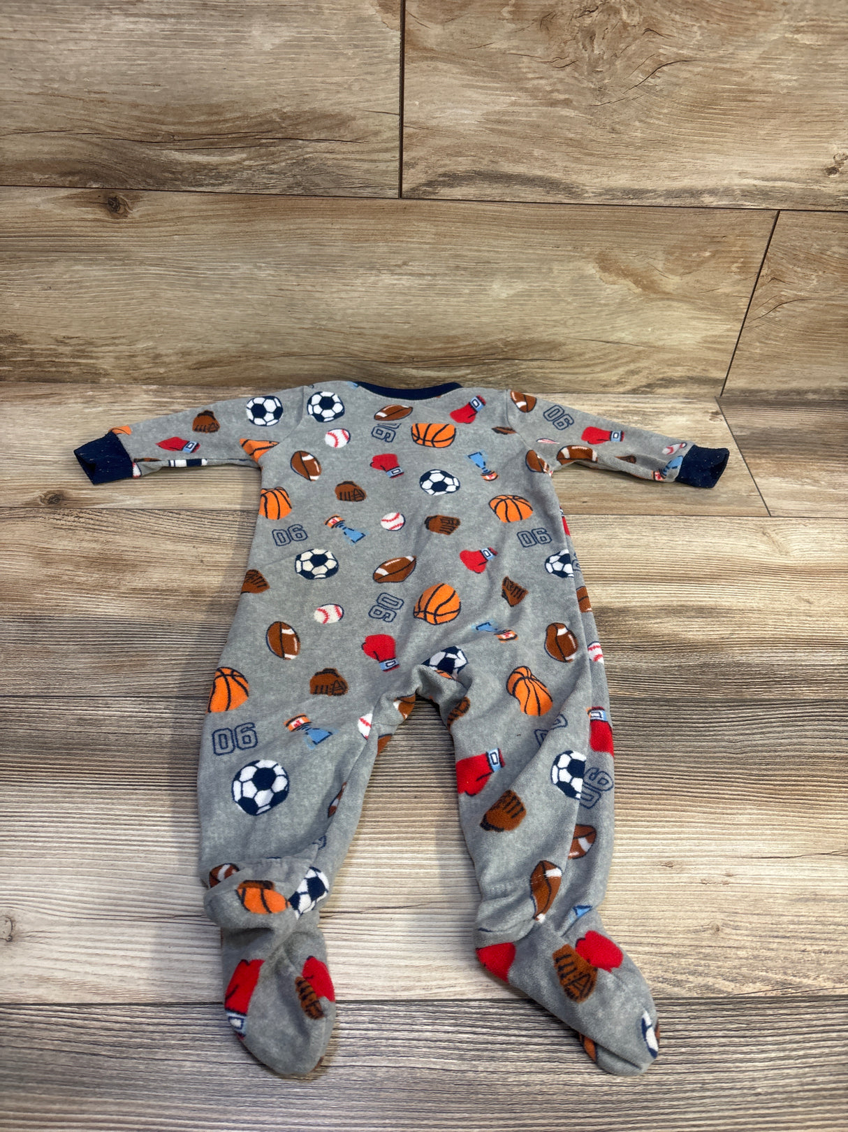 Carter's Blanket Sleeper Grey sz 6m