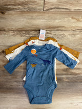 NEW Just One You 3pk Dinosaur Bodysuits Blue sz 3m