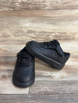 Nike Force 1 Low EasyOn TD 'Triple Black' Sneakers sz 6c