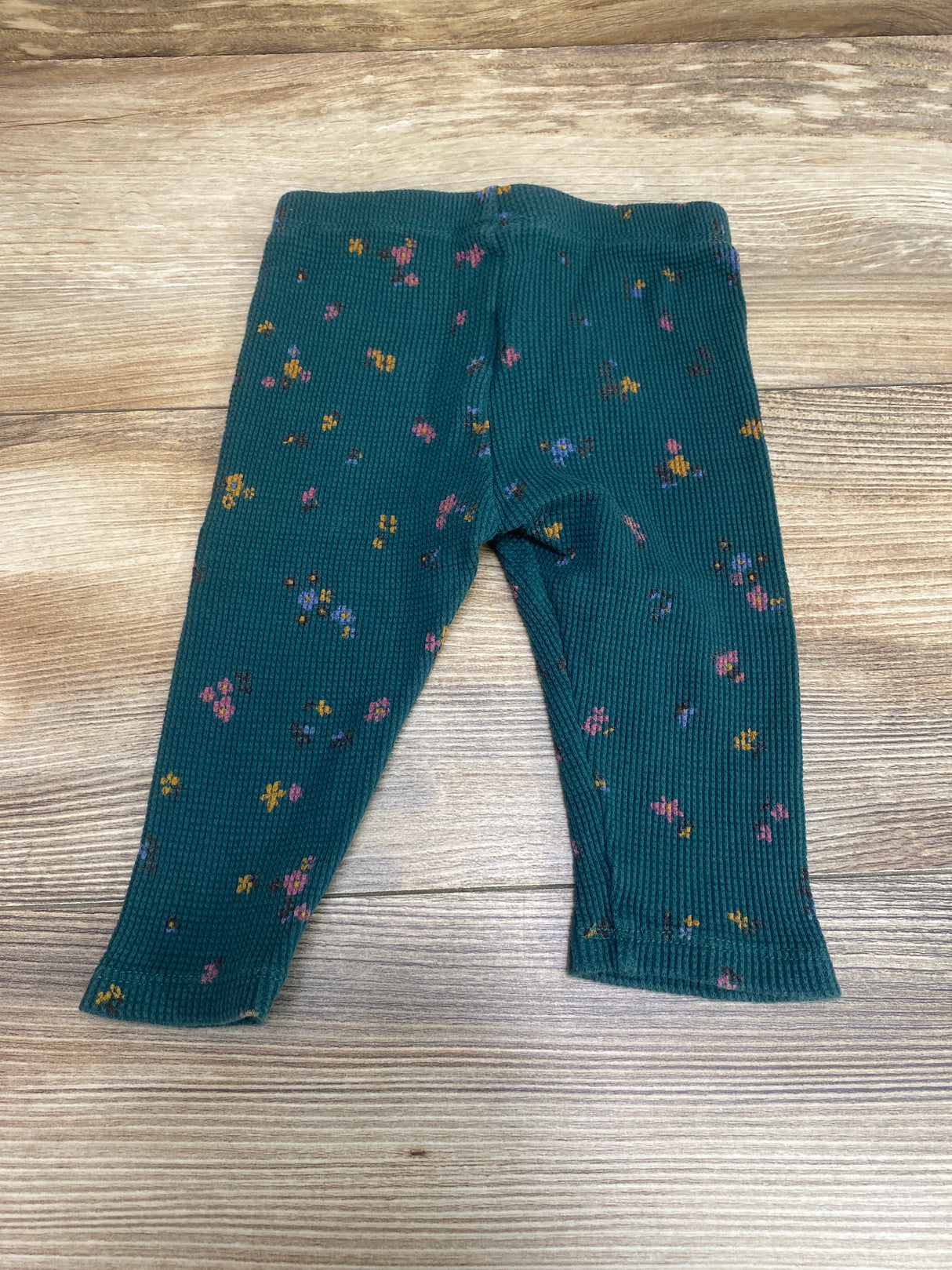 Baby Gap Floral Leggings Green sz 6-12m