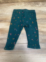 Baby Gap Floral Leggings Green sz 6-12m