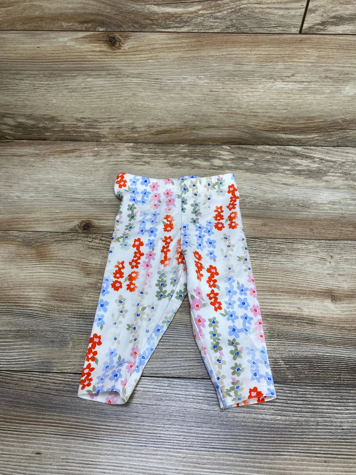 Carter's Floral Leggings White sz 6m