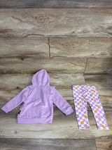 Lila & Jack 2pc Ghost Pull Over Hoodie & Pants Lilac sz 6-9m