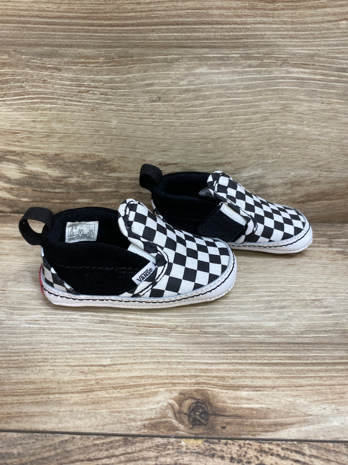 Vans Infant Slip-On V Crib Checkerboard sz 3c