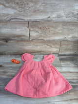 NEW Wonder Nation Puff Sleeve Swiss Dot Dress Pink sz 12m