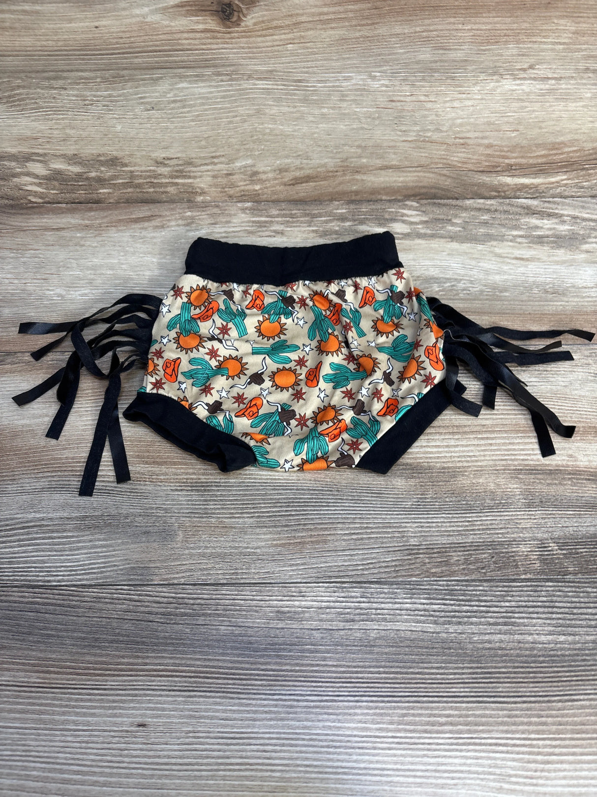 Cactus Bloomers Black sz 6-9m - Me n Mommy To Be