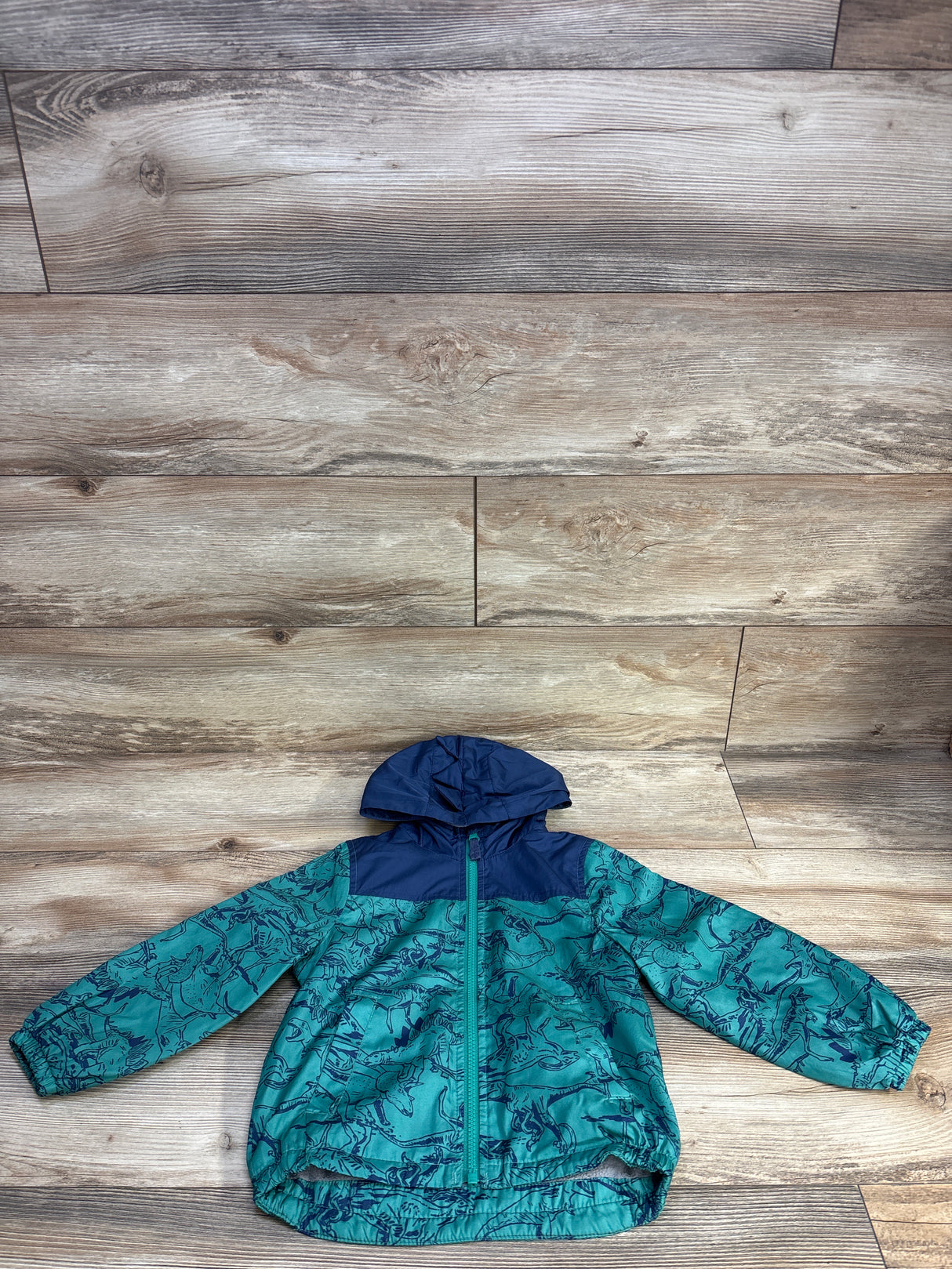 Carter's Fleece Lined Lightweight Jacket Green sz 3T