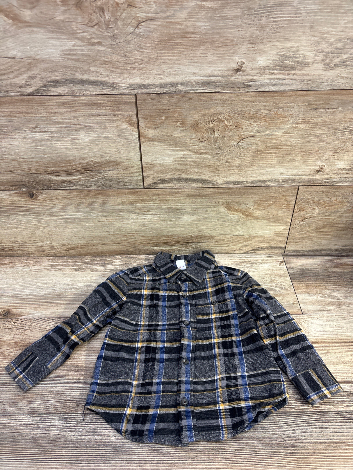Old Navy Button Up Flannel Grey sz 2T