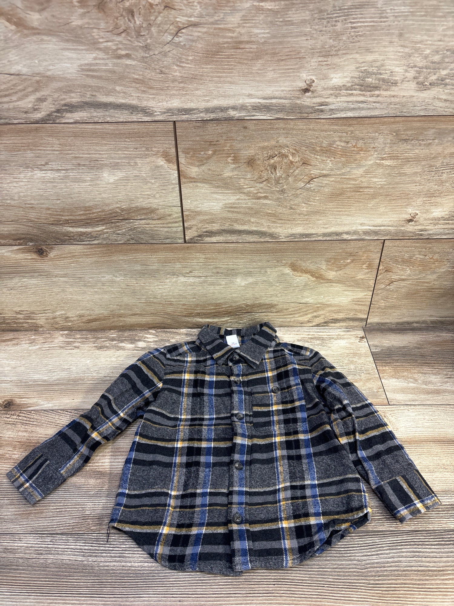 Old Navy Button Up Flannel Grey sz 2T