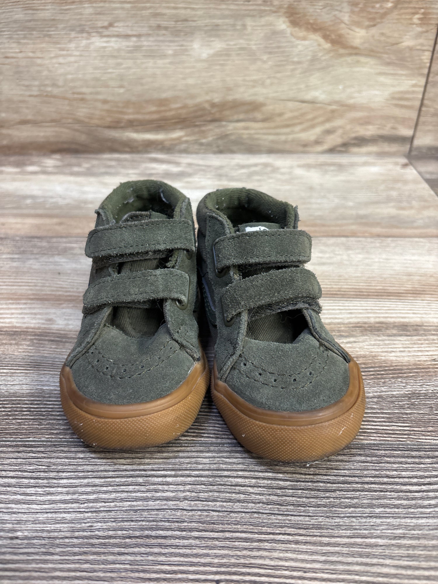 Vans SK8-Mid V Green Sneakers sz 6.5c