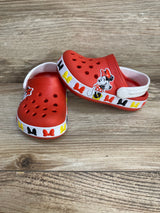 Crocs Fun Lab Disney Minnie Mouse Band Clogs Red sz 6c