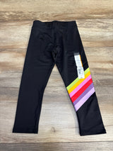 NEW Okie Dokie Black Stripe Active Leggings sz 3T