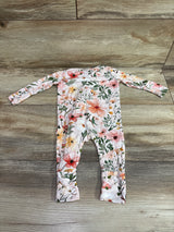 PoshTot Floral Bamboo Convertible Sleeper Pink sz 0-3m