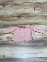 Zara Ruffle Collar Top Pink sz 18-24m