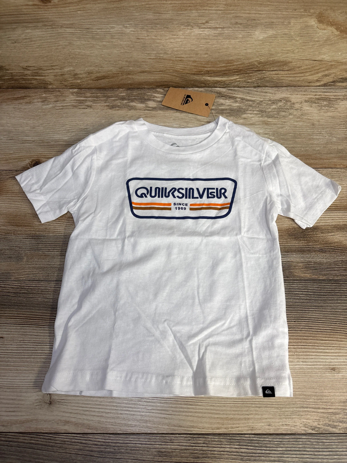 NEW Quicksilver Logo Shirt White sz 4T