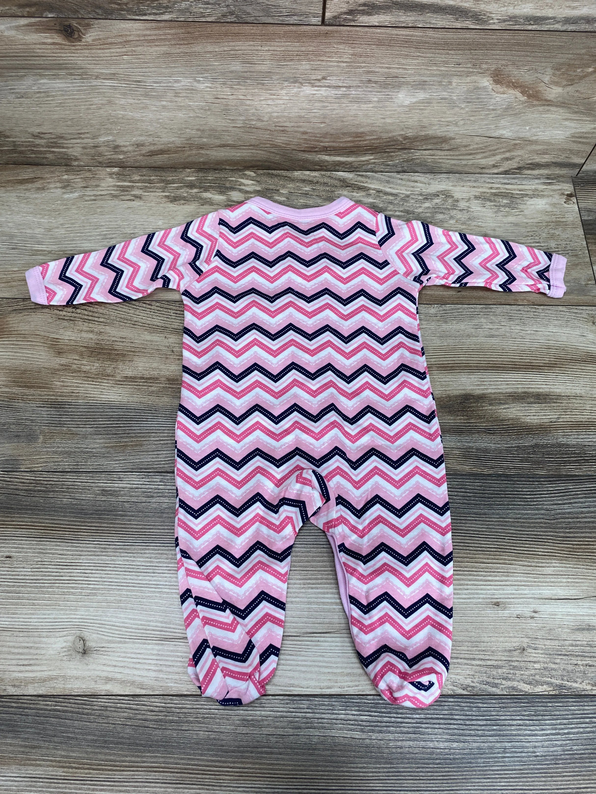 Luvable Friends Chevron Sleeper Pink sz 3-6m