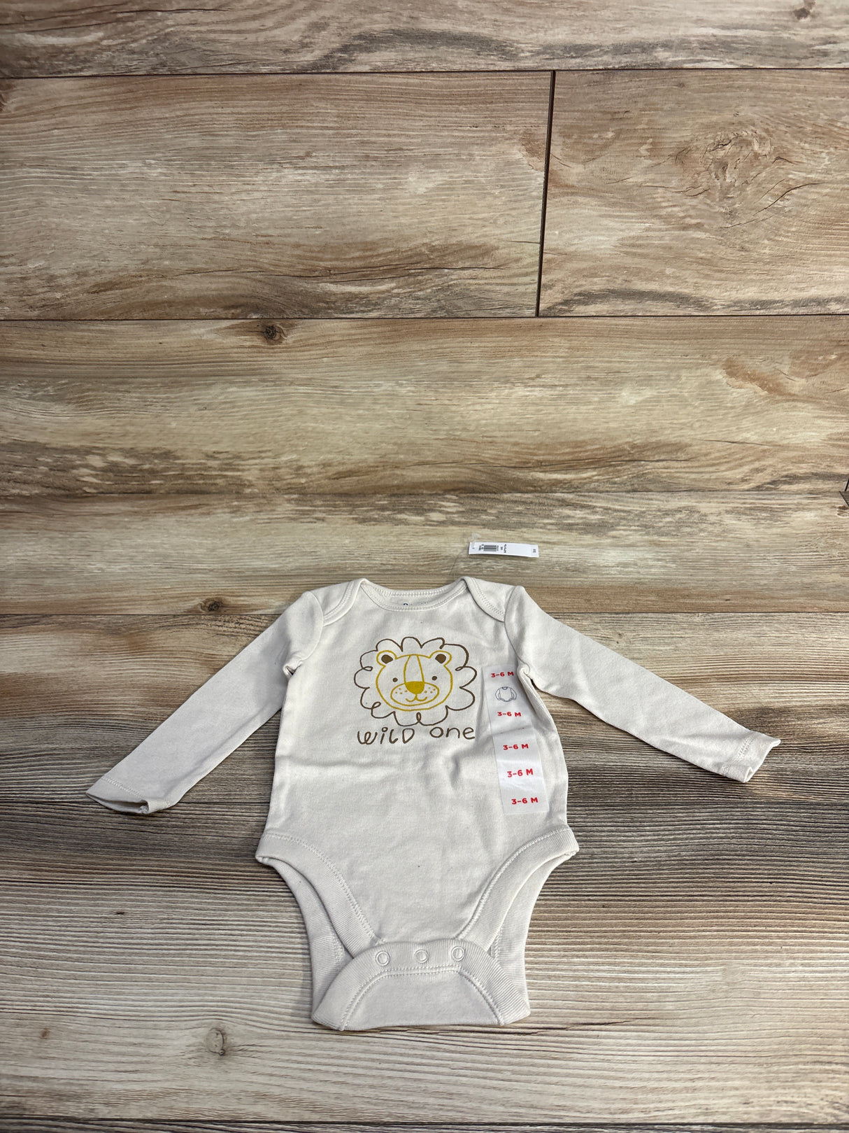 NEW Old Navy Wild One Beige Bodysuit sz 3-6m