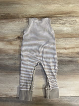Little Bipsey Striped Tank Romper Tan sz 6-9m - Me n Mommy To Be