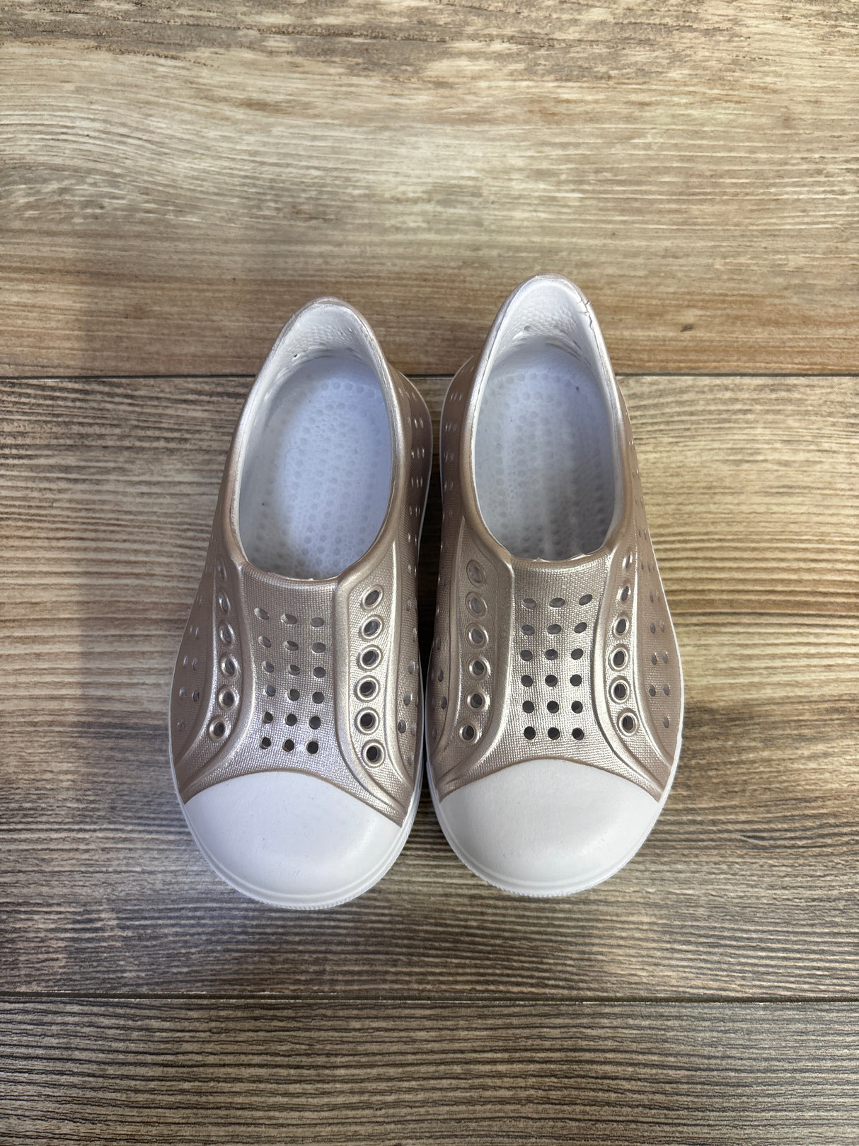 Wonder Nation EVA Water Shoes Gold sz 5-6c