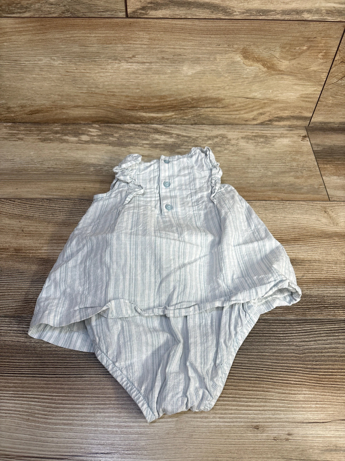Carter's Striped Bodysuit Dress Blue sz 9m