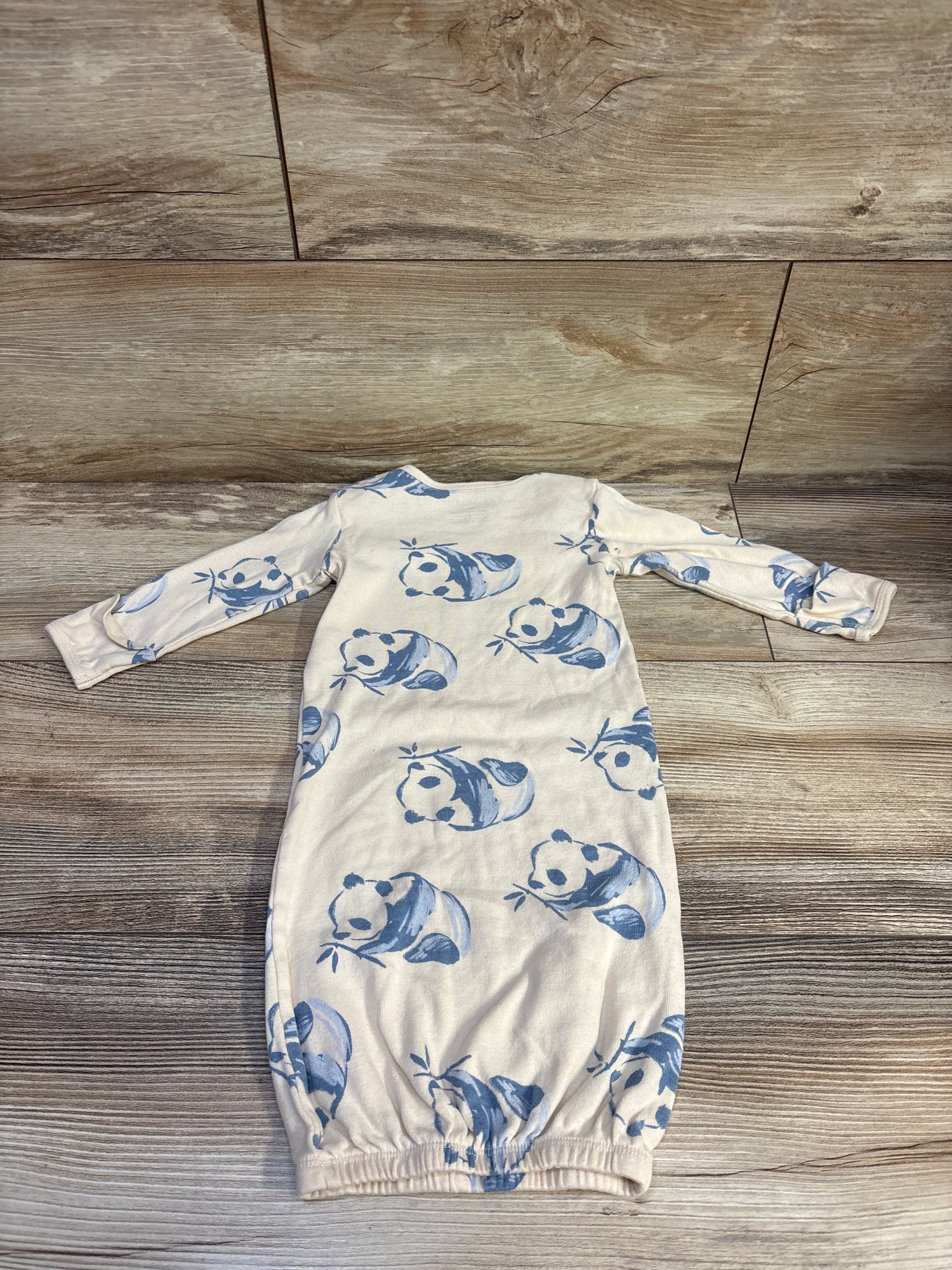 Carter's Panda Print Sleep Gown Ivory sz 3m