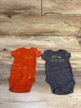 Carter's 2pk Bodysuits Orange sz Newborn