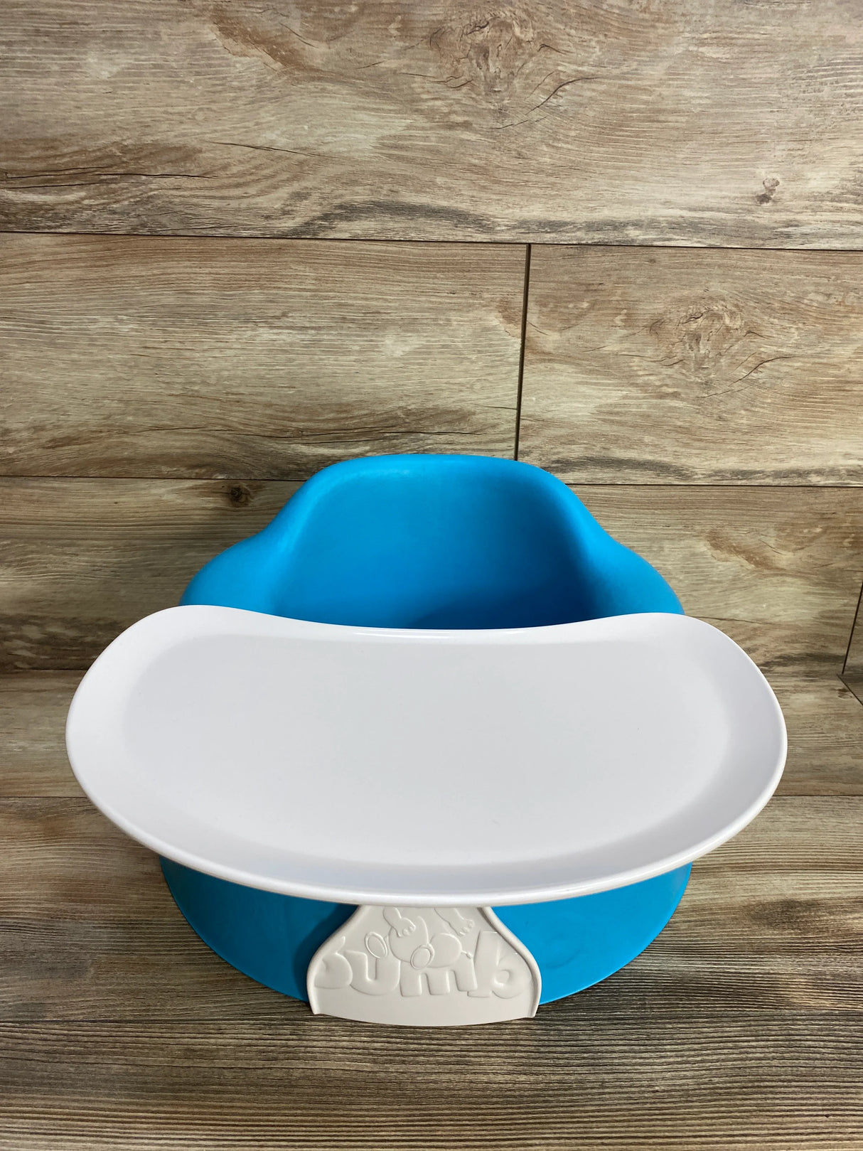 Bumbo Floor Seat w/ Tray & Playtop Safari Suction Tray - Aqua