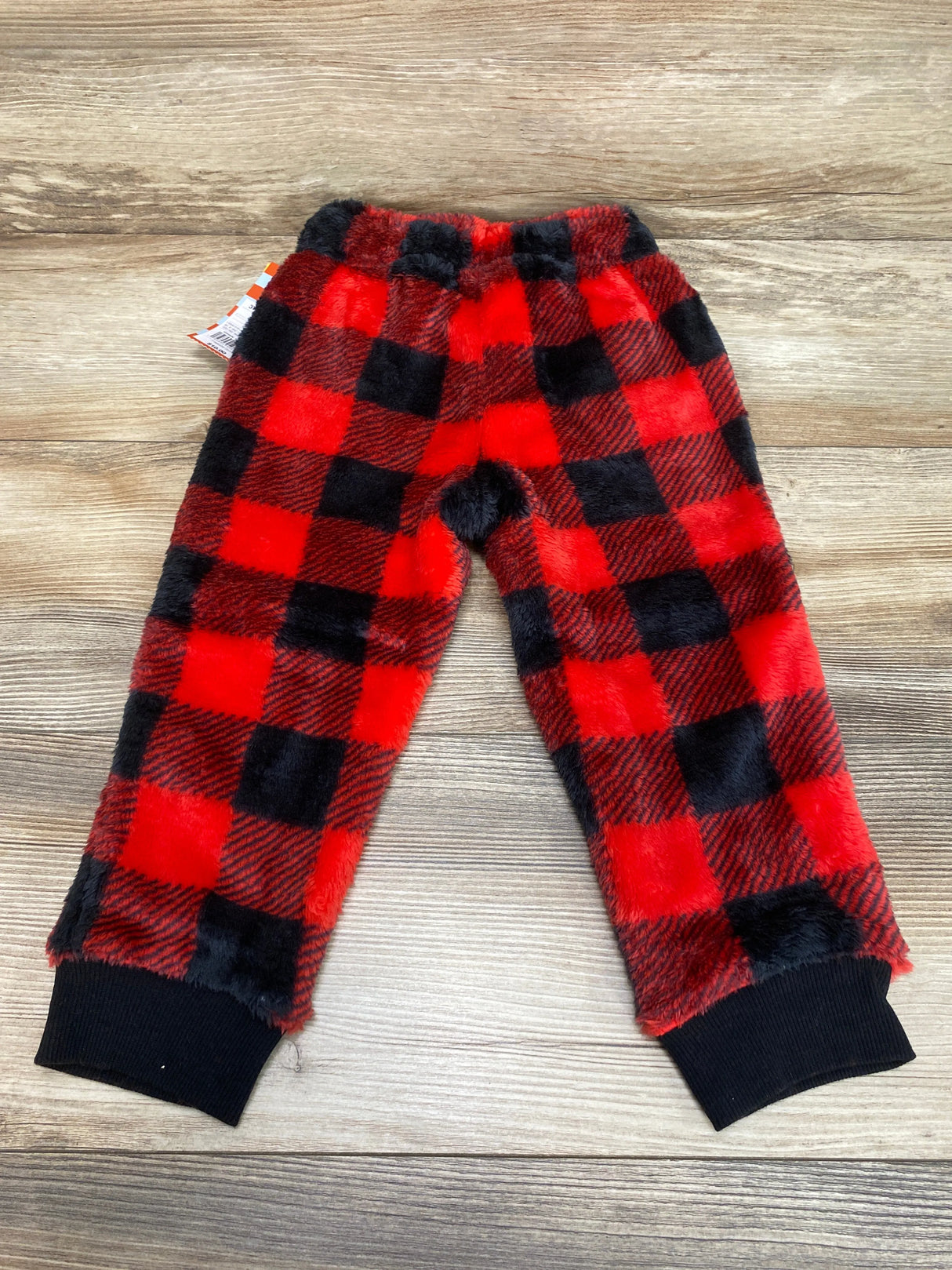 NEW Cat & Jack Red/Black Buffalo Cozy Pants sz 3T