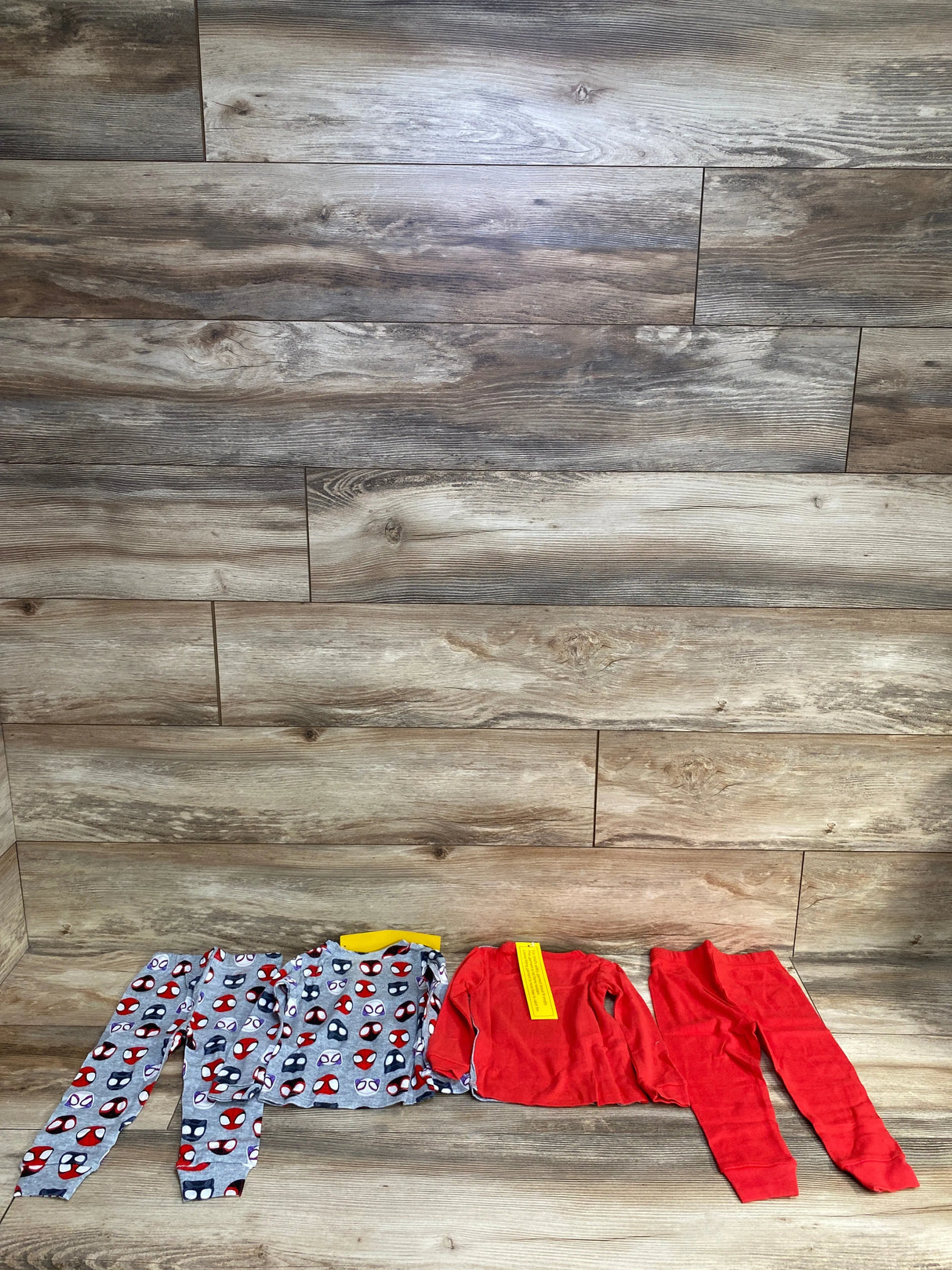 NEW Marvel Spidey & His Amazing Friends 4pc Pajama Grey sz 2T