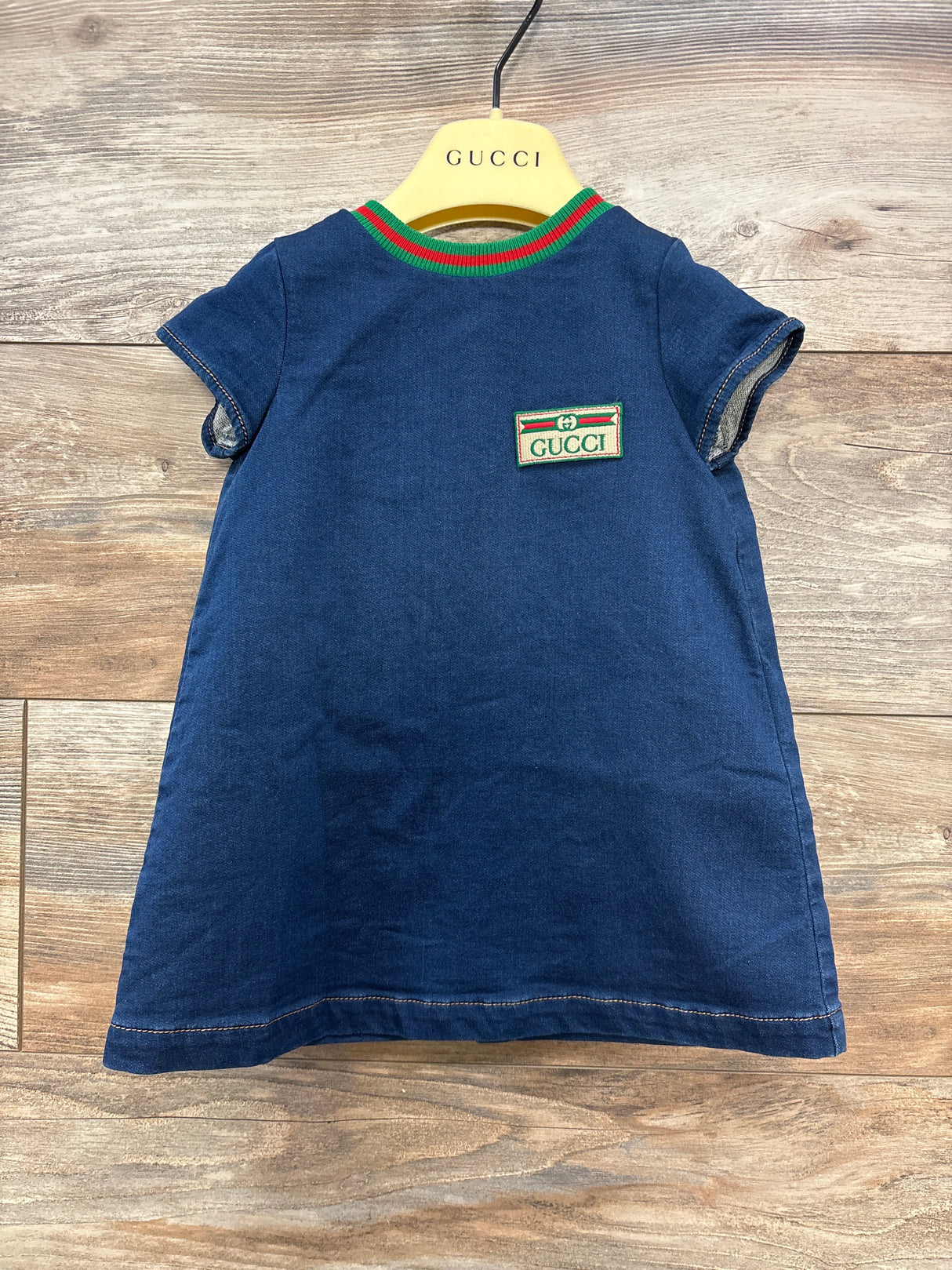 Gucci Denim Dress Blue sz 12-18m - Me n Mommy To Be
