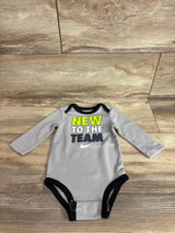 Nike Dri-Fit Long Sleeve Bodysuit Grey sz 6m