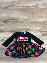 Counting Daisies 'Hocus Pocus' Long Sleeve Dress Black sz 18m