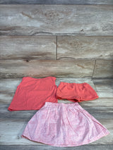 Carter's 3pc Aloha Set Coral sz 3T