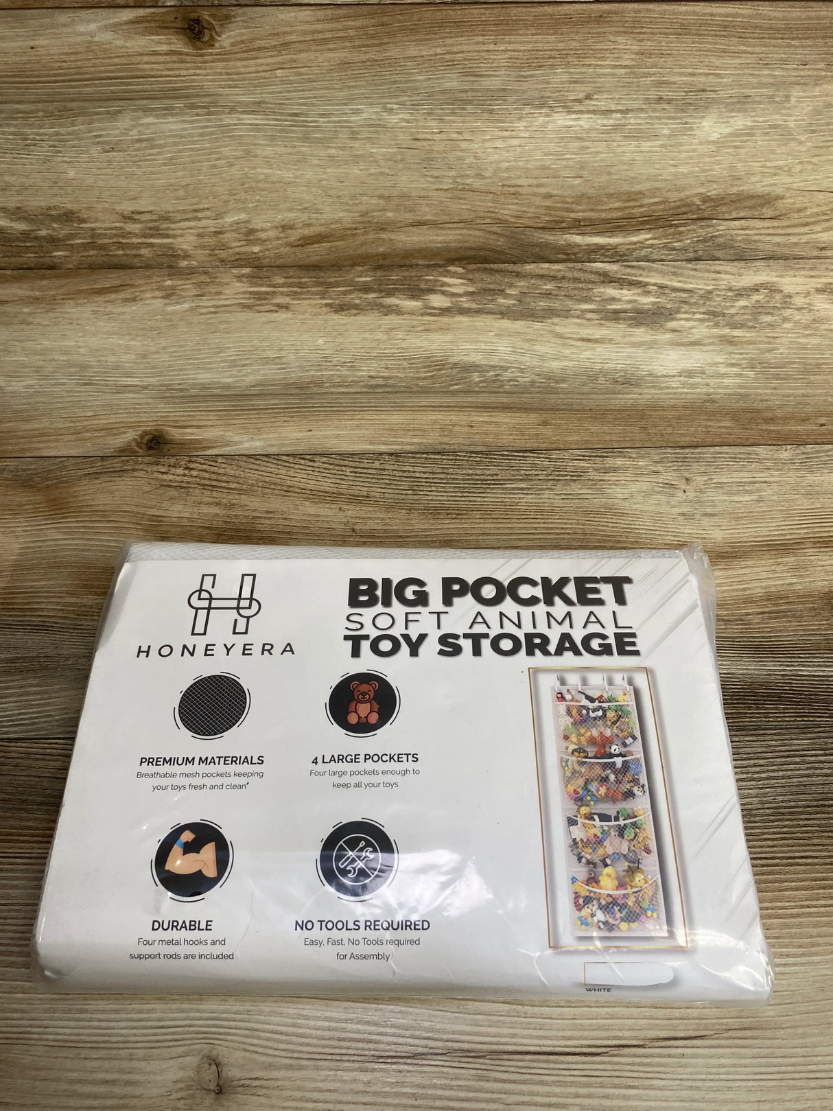 NEW Honeyera Big Pocket Toy Storage