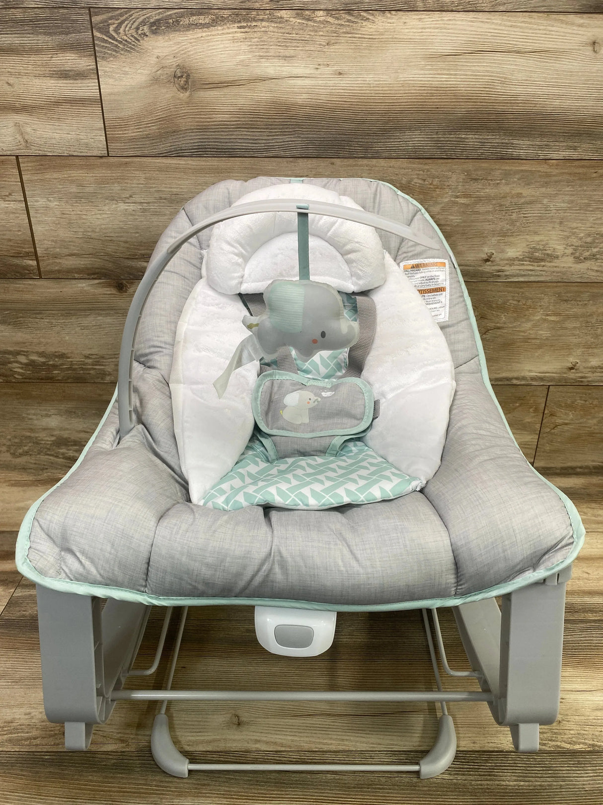 Ingenuity Keep Cozy 3-in-1 Grow with Me Baby Bouncer, Rocker & Toddler Seat Grey