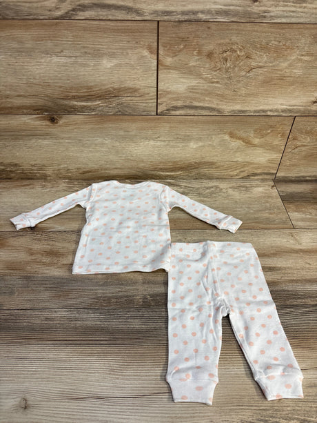 Mighty Goods 2pc Polka Dot Pajama Set White sz 3m - Me n Mommy To Be
