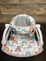 Fisher Price Sit-Me-Up Floor Seat in Rainbow Showers