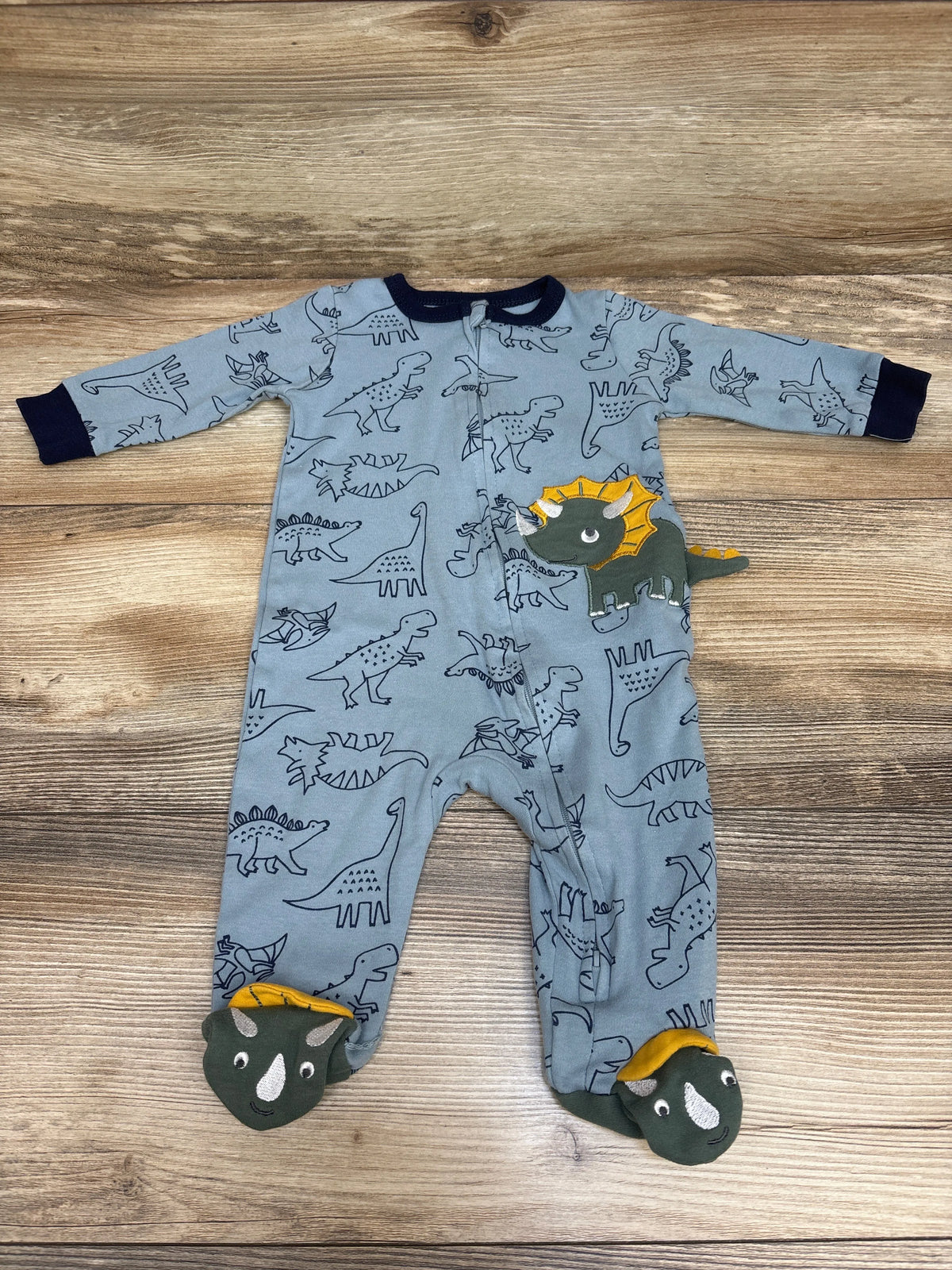 Koala Baby Dino Sleeper Blue sz 3-6m