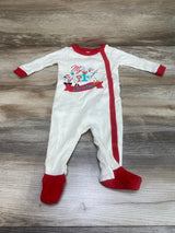 Disney Store My 1st Christmas Sleeper Cream sz 0-3m