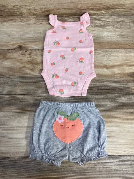 NEW Carter's 2pc Bodysuit & Shorts Pink sz 3m - Me n Mommy To Be
